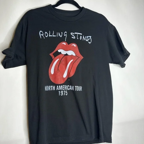 Rolling Stones Black and Red Short Sleeve Tee - Picture 1 of 5